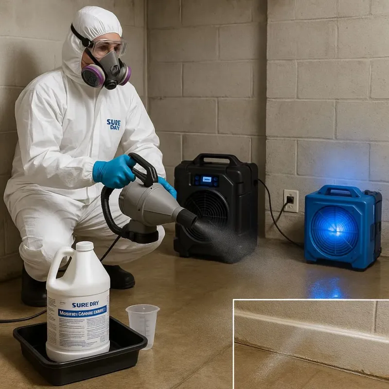 Sanitization and Odor Removal process in Rancho Murieta, CA